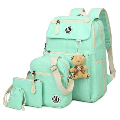 Women Canvass School Backpacks College School Bag Teenager Girl And Boys Backpack Shoulder Bag