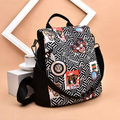 Women's Single Shoulder Backpack PU Student Bag Backpack Travel Bucket Mother's Bag