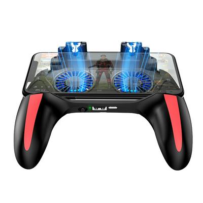 H10 Mobile Game Controller with 2 Cooling Fans Rechargeable Game Trigger Grip for 4.7 to 6.0 inch Cellphone