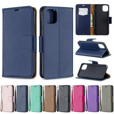 2019 iPhone 6.5 inch TPU Leather Phone Case Litchi Phone Case Holder with Wallet Card Position Multi-Function Phone Case Suitable for iPhones 6.5 inch Phone Case