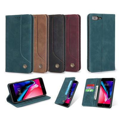 Retro Classic Strong Magnetic Type Shockproof PU Leather Wallet Phone Case for iPhone 6 Plus / 6S Plus