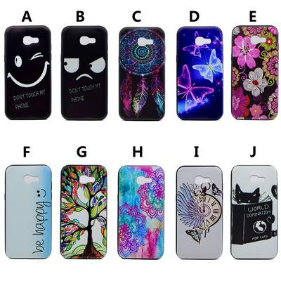 Tree Smile Face Flower Wing Cat Colored Painting Ultrathin IMD Soft TPU Back Cover Case for Samsung Galaxy J4+ / J4 Plus 2018 