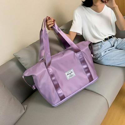 Dry and Wet Separation Sports Gym Bag Women's Short-distance Travel Handbag Waterproof Portable Boarding Bag