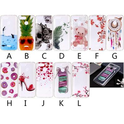 Colored Painting High Transparent Soft TPU Back Cover Case for Xiaomi Redmi 6 