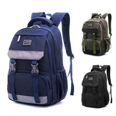 Fashionable Student Backpack Snap-fit Buckle Travel Schoolbag