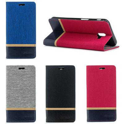  Hit Color PU Leather + Soft TPU Card Slots with Wallet Stand Protecting Case for Samsung Galaxy J6+ / J6 Plus 2018 