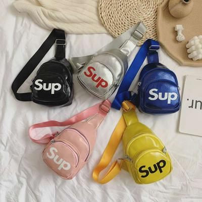 Child Messenger Bag Boy Chest Bag Boy Tide Korean Outdoor Shoulder Bag Girl Letter Pocket Bag Backpack