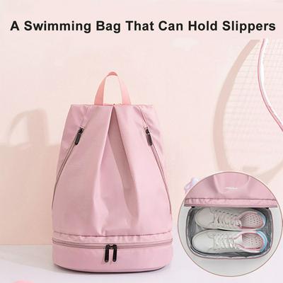 Dry and Wet Separation Swimming Bag Women's Waterproof Beach Storage Backpack Sports Gym Bag