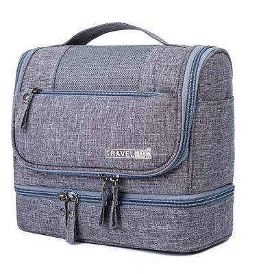 Travel Toiletry Bag Waterproof Oxford Cloth Hygiene Bag with Top Strap Handle