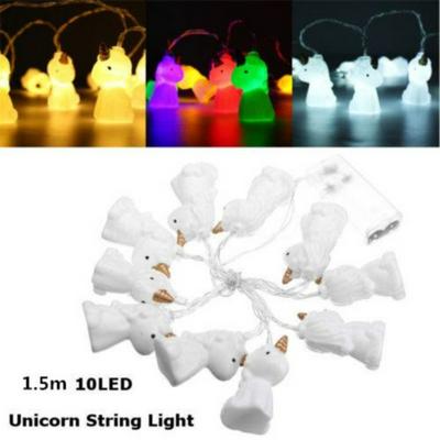 1.5m Cute Unicorn LED String Night Light Home Decor Halloween Party Decor Kids Toy