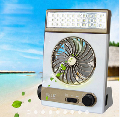 Mini Multi-function Student Desk Lamp LED Solar Power Fan Lighting Flashlight Charging Tent Lamp