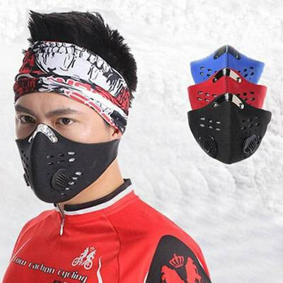 PM2.5 Anti-fog and Haze Activated Carbon Mask Dustproof windproof and Warm Bicycle Mask Mountain Bike Riding Mask