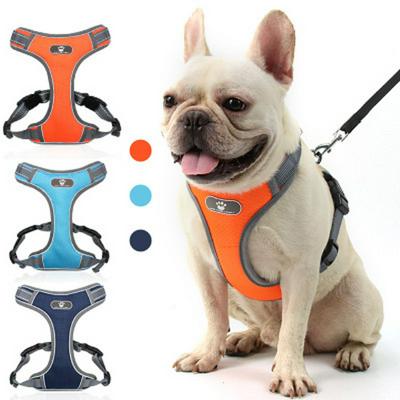 Adjustable Breathable Reflective Pet Leash Vest Type Explosion-proof Dog Chest Harness for Medium and Large Dogs