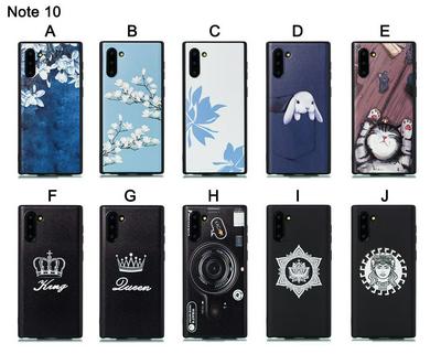 Cat Plum Snow Colored Pattern Anti-Scratch Soft TPU Back Cover Protective Case for Huawei Honor Note 10