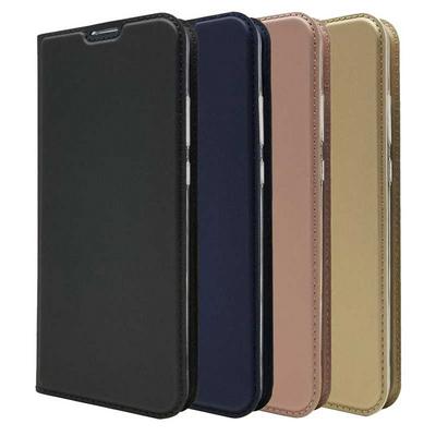 Voltage Magnetic Attraction Solid Color Side Flip Shockproof PU Leather + Transparent TPU with Card Slot and Stand Protective Case for Huawei Honor 10 Lite