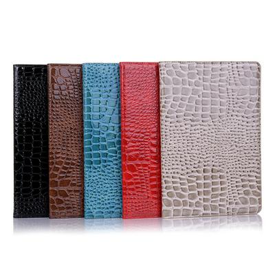 Samsung Galaxy Tablet S5e Case Crocodile Pattern Tablet Case Anti-fall Wear Resistance Solid Color Wallet Card Slot Protective Soft Shell for Samsung Galaxy Tablet S5e/SM-T720 Tablet Protect Case