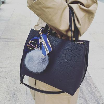 Mode doux PU cuir femmes sac à main deux pièces femme sac à bandoulière filles Messenger sac décontracté dame date bourgogne/noir sac