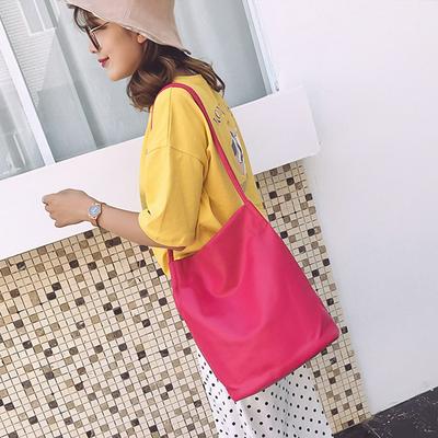 Women's Soft PU Handbag Large Single Shoulder Bag in Plain Color