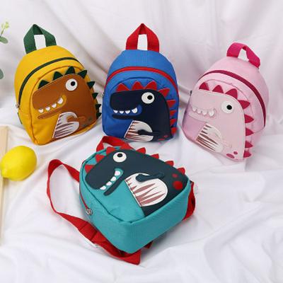 Dinosaur Anti-skid Back Buckle Children's Backpack Nylon Lightweight Kindergarten Baby School Bag