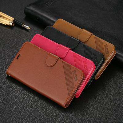 Business Solid Color PU Leather + Soft TPU with Card Slots and Stand Wallet Protective Cover Case for Xiaomi Redmi 6A