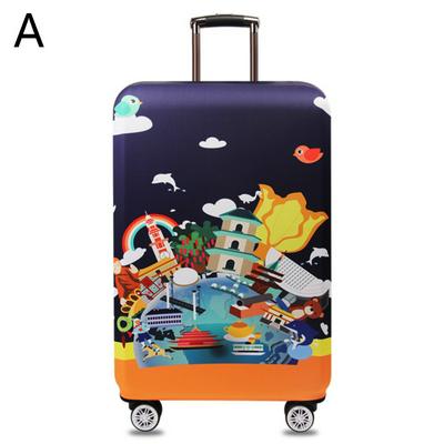 Stong Elasticity Thicker Travel Suitcase Protective Cover Luggage Case Travel Accessories Elastic Luggage Dust Cover Apply to 18''-32'' Suitcase