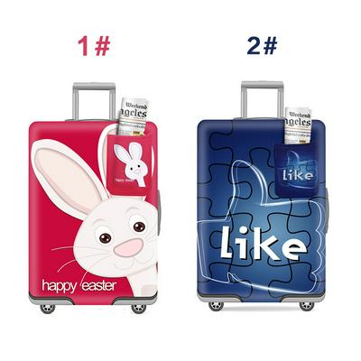 For 18-32 Inch Excellent Thumb / Rabbit Patten Luggage Cover Travel Case Dustproof Trolley Protector Elastic Thicken Wear-resistant