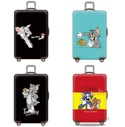 20/24/28/30 inch Tom and Jerry Luggage Travel Suitcase Trolley Case Protective Dust cover Elastic Thick Wear-resistant