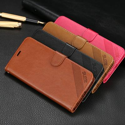 Business Solid Color PU Leather + Soft TPU with Card Slots and Stand Wallet Protective Cover Case for Huawei Honor Play