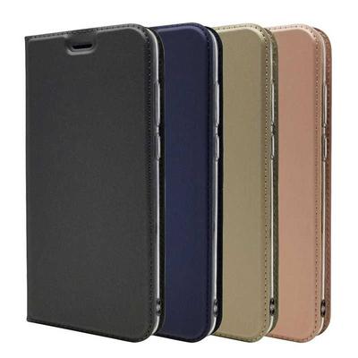 Voltage Magnetic Attraction Solid Color Side Flip Shockproof PU Leather + Transparent TPU with Card Slot and Stand Protective Case for Huawei Honor 7A / Enjoy 8e