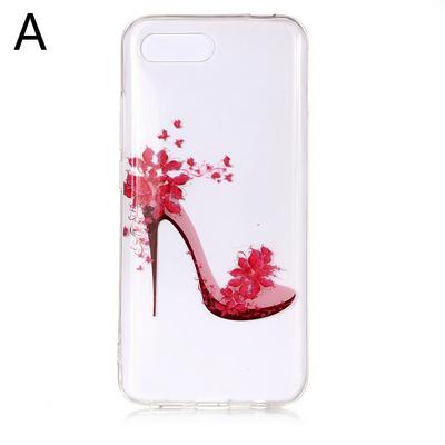 Colored Painting High Transparent Soft TPU Back Cover Case for Huawei Honor 10