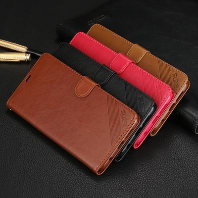 Business Solid Color PU Leather + Soft TPU with Card Slots and Stand Wallet Protective Cover Case for Huawei Honor 8X Max 
