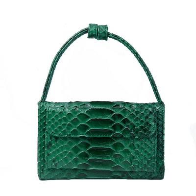 Women's Chic Handbag with Top Handle Snake-skin Pattern Shoulder Bag