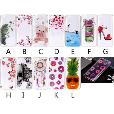 Colored Painting High Transparent Soft TPU Back Cover Case for Xiaomi Redmi 6A