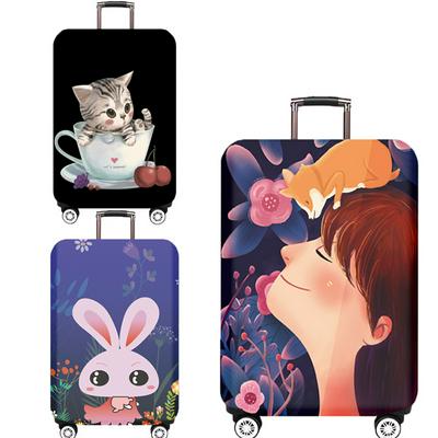 20/24/28/30 inch Girl Cat Rabbit Luggage Travel Suitcase Trolley Case Protective Dust cover Elastic Thick Wear-resistant