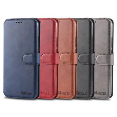 Calf Pattern Shockproof Side Flip PU Leather + Soft TPU Card Slots with Picture Frame Magnetic Buckle and Stand Wallet Case for Huawei Mate 20 Lite / Maimang 7