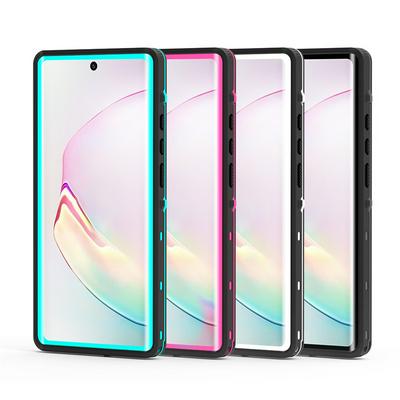 Redpepper Dropproof Waterproof Design with Strap Soft TPU + Hard PC Support Wireless Charging Back Cover Case for Samsung Galaxy Note20 Ultra