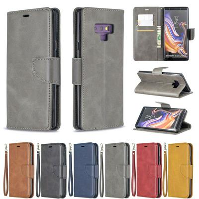 Sheep Skin Shockproof PU Leather + Soft TPU with Card Slots Stand Wallet Protective Case for Samsung Galaxy Note 9