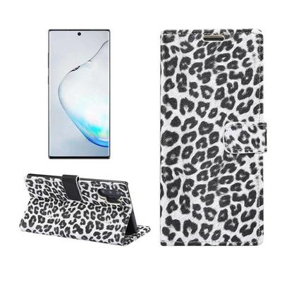 Samsung Galaxy Note 10 Plus Leather Fashion Leopard Phone Case Wallet Card Holder for Samsung Galaxy Note 10 Plus Phone Case