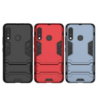 Iron Man 2 in 1 Detachable Shockproof Anti-Scratch Soft TPU + Hard PC with Kickstand Back Cover Case for Samsung Galaxy A70e
