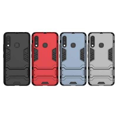 Steel Bear 2 in 1 Detachable Shockproof with Stand Hard PC + Soft TPU Back Cover Case for Samsung Galaxy A70e