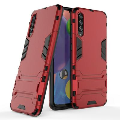 Iron Man Armor Creative Anti-Fall 3 in 1 Detachable Hard PC + Soft TPU with Invisible Stand Back Cover Case for Samsung Galaxy A70s