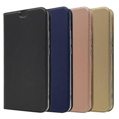 Voltage Magnetic Attraction Solid Color Side Flip Shockproof PU Leather + Transparent TPU with Card Slot and Stand Protective Case for Huawei P Smart+ / Nova 3i