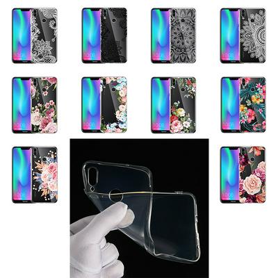 Hollow Anti-Scratch Transparent Soft TPU Back Cover Case for Huawei Honor 8X