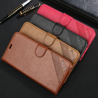 Business Solid Color PU Leather + Soft TPU with Card Slots and Stand Wallet Protective Cover Case for Huawei Honor 10 