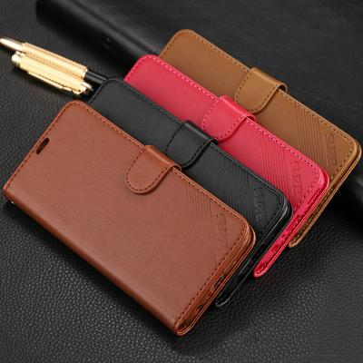 Business Solid Color PU Leather + Soft TPU with Card Slots and Stand Wallet Protective Cover Case for Huawei Honor 10