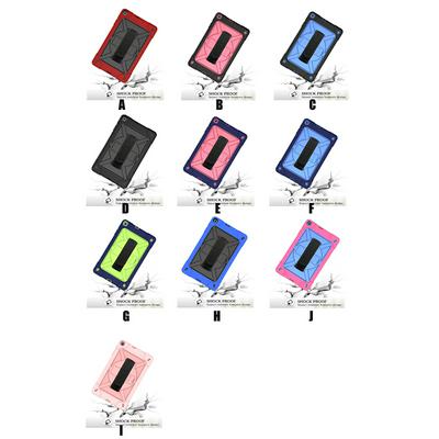 C Style Tri-Layer Protection 3 in 1 Shockproof PC Bumper + PC Inner Cover + Silicone Layer with Detachable Adjustable Shoulder Strap and Kickstand Back Cover Case for Samsung Galaxy Tab A 8.0 2019 T295 T290