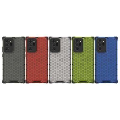 Honeycomb Style Scratch-proof Hard PC Phone Protective Case for Samsung Galaxy Note20 Pro