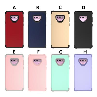 Hit Color 3 in 1 Detachable Shockproof Hard PC + Soft TPU Hybrid Back Cover Protective Case for Samsung Galaxy Note 9