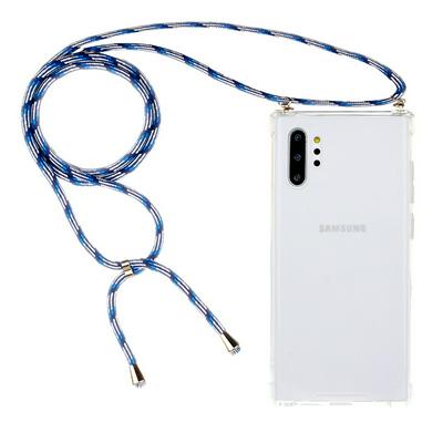 Hanging Rope Wrist Strap Hard Acrylic Back Cover Protective Case for Samsung Galaxy Note10+/Samsung Galaxy Note10 Pro 