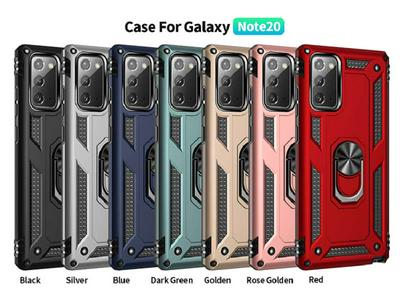 Sergeant 2 in 1 Detachable Anti-fall Shockproof Hard PC Bracket Protective Cover Case with Kickstand  for Samsung Galaxy Note20